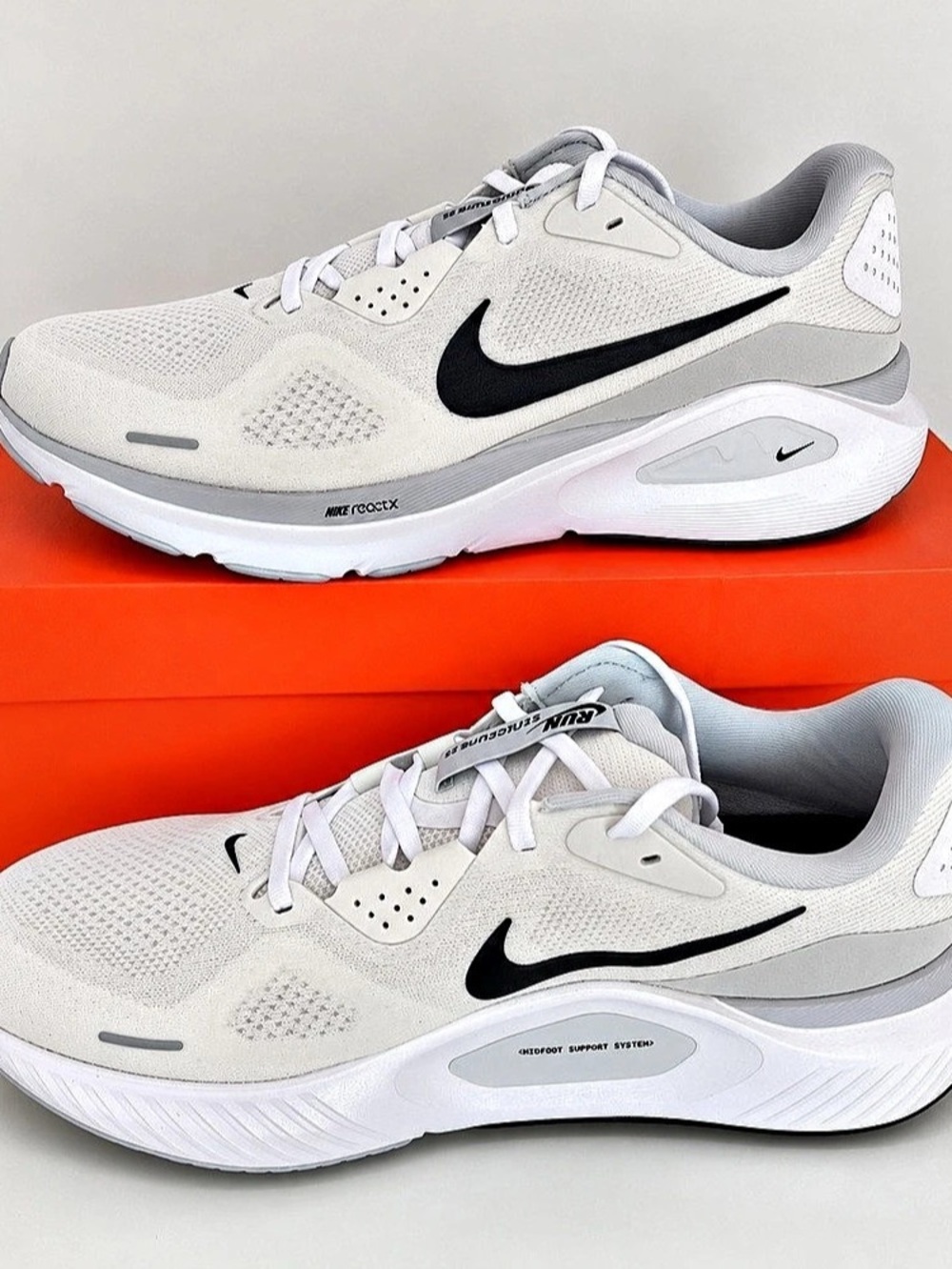 Nike Structure 26 Athletic Shoes White & Black US 12